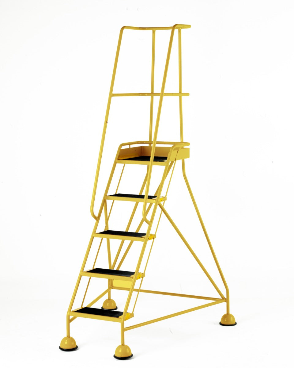 Steptek BS Approved Classic Warehouse Step - 5 Tread In Yellow