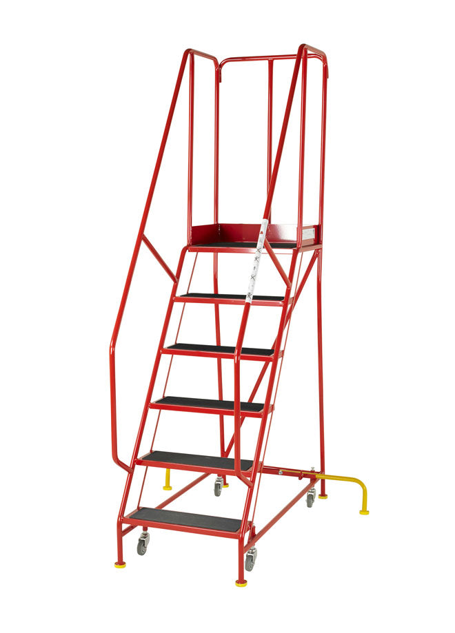 Premier BS Approved Warehouse Steps - 6 Tread - Anti-Slip Treads