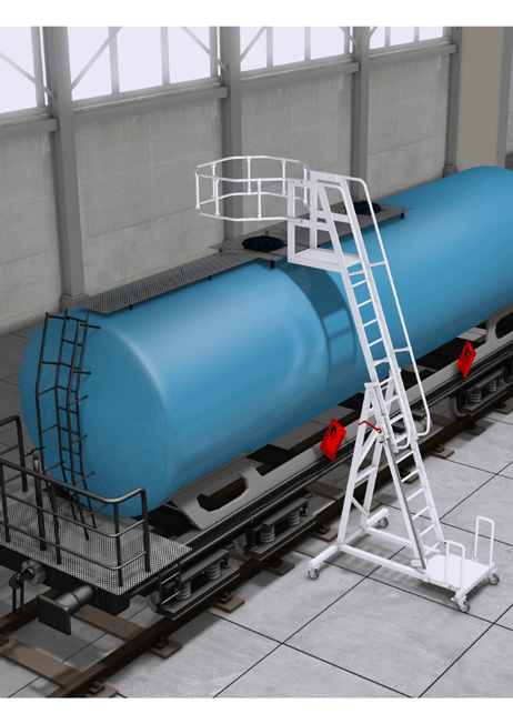 Tanker ladder images diagram in use