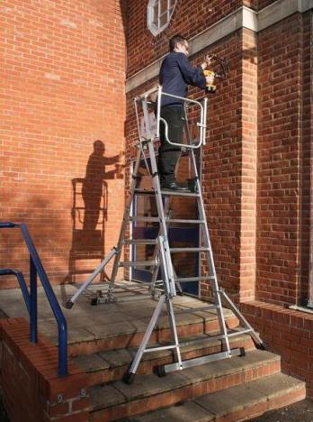 Youngman Teleguard Telescopic Platform Ladders