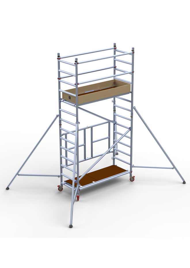 UTS Aluminium Single Width Folding Tower - 3.5 m