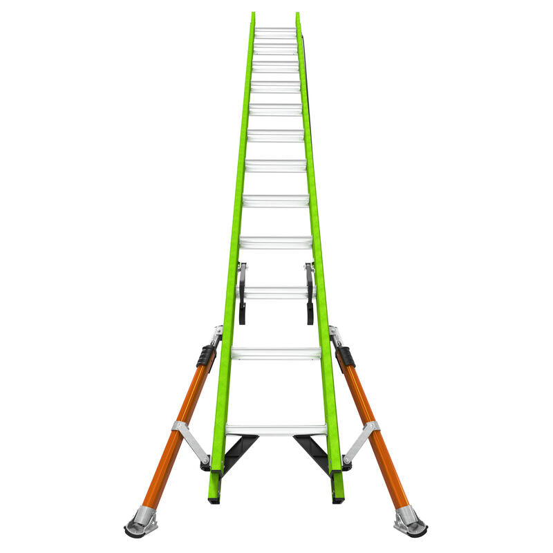 Closed ladder with Stabilising feet out