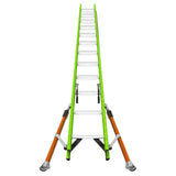 Closed ladder with Stabilising feet out