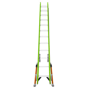 Closed ladder from the front with feet closed