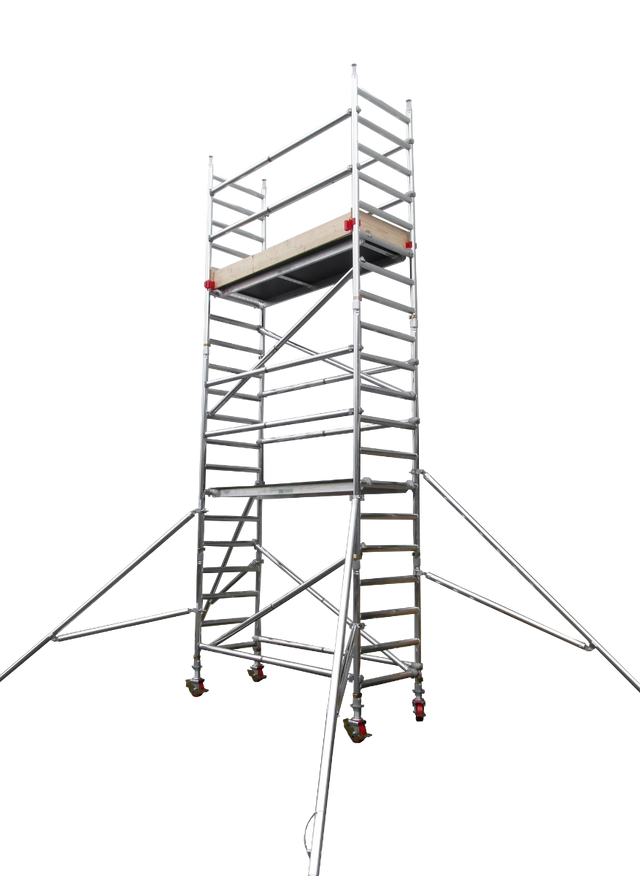 EuroTowers 232 Narrow Rung Tower - White Background