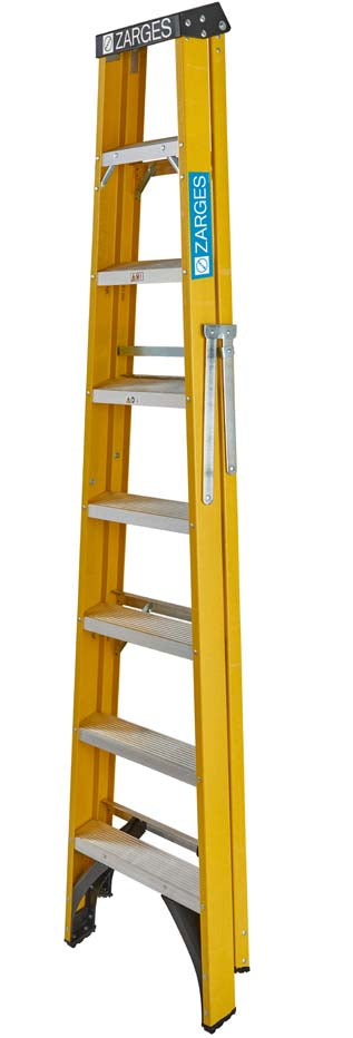 Zarges EN131 Professional GRP Swingback Step Ladders - 8 Tread