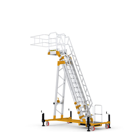 Climb-It 6m Cantilever Adjustable Tanker Ladder Closed