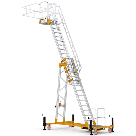 Climb-It 6m Cantilever Adjustable Tanker Ladder Extended