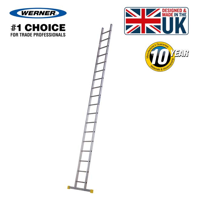 Werner Trade 200 Single Section Ladder - 5.3 m
