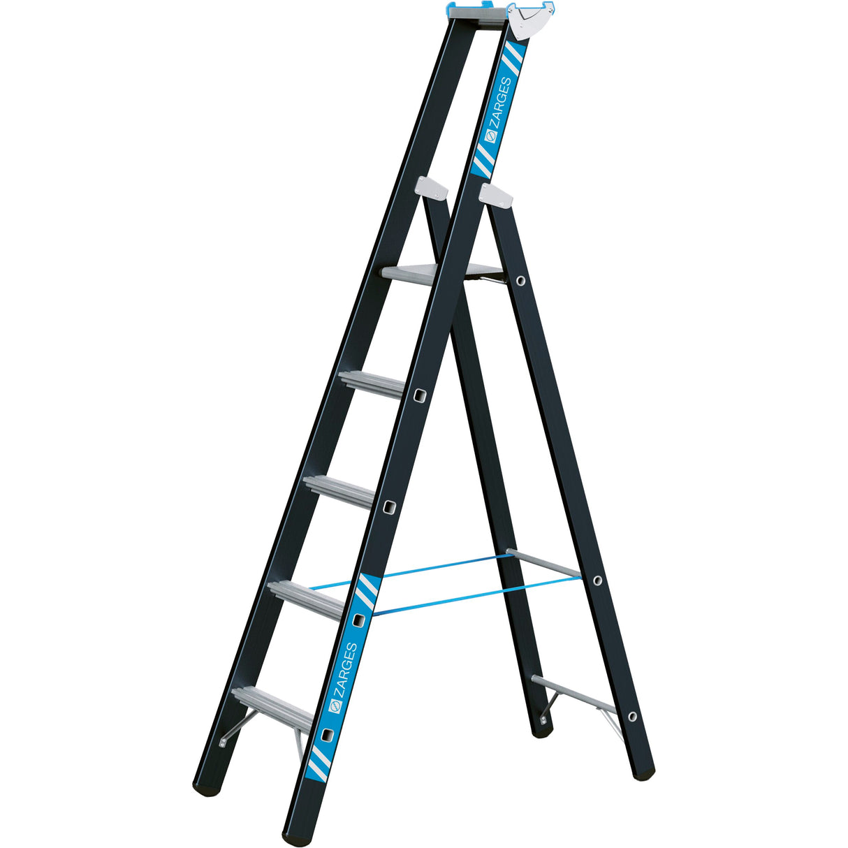 Zarges Megastep S Heavy Duty Step Ladder - 5 Tread