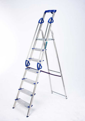 Premier XL Aluminium Trade Platform Step Ladder - 7 Tread