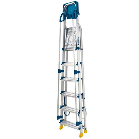 6 Tread Werner 705 Workstation Ladder Closed