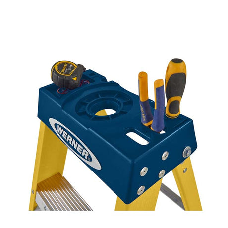 Werner 716 Swingback Step Ladder Tool Tray