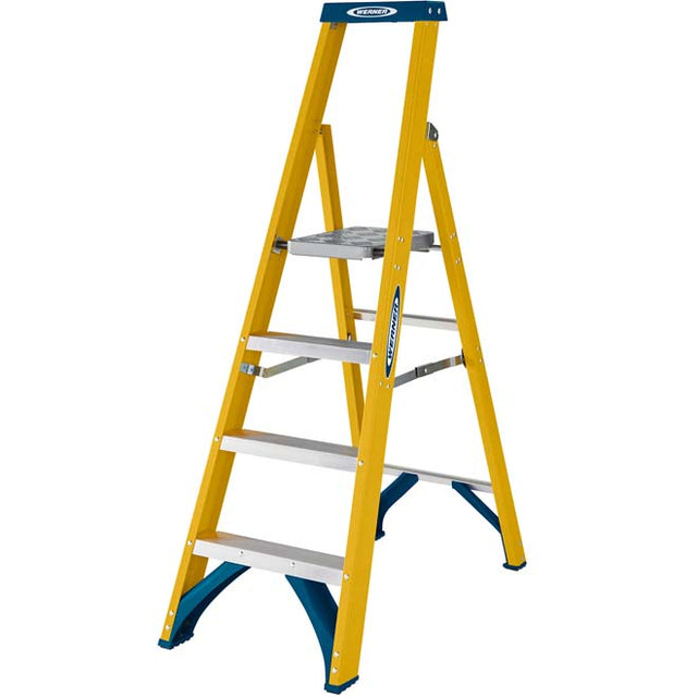 4 Tread Werner 717 Fibreglass Platform Step Dimensions