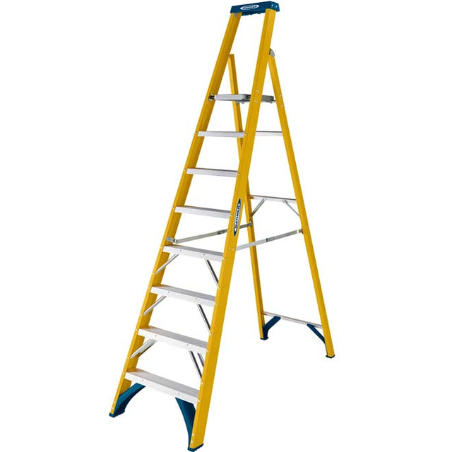 8 Tread Werner 717 Fibreglass Platform Step Dimensions