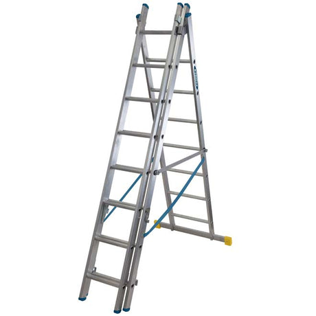Werner X4 ExtensionPLUS Triple Section Combination Ladders - EN131 Professional