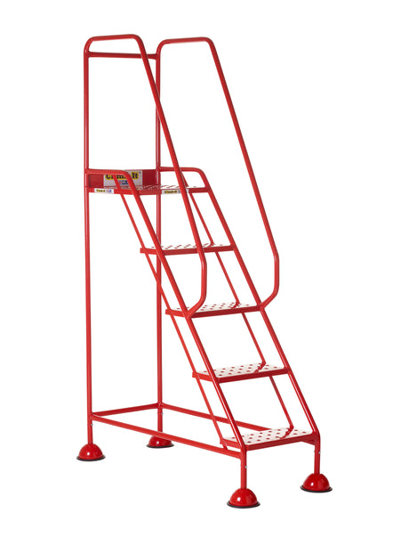 Climb It Mobile Warehouse Steps With Domed Feet In Red