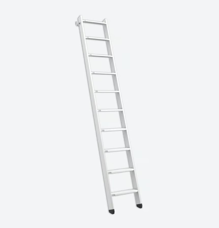 White Mezzanine Access Ladder