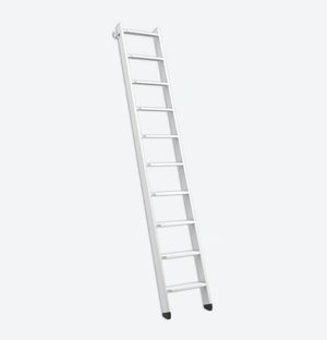 White Mezzanine Access Ladder