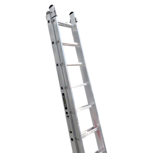 Escalar Aluminium Double Section Extension Ladder