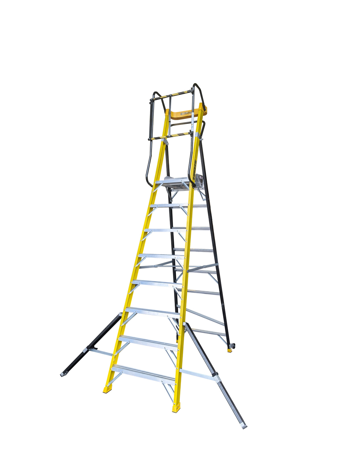 Climb It 8 Tread GRP Podium Step Ladders