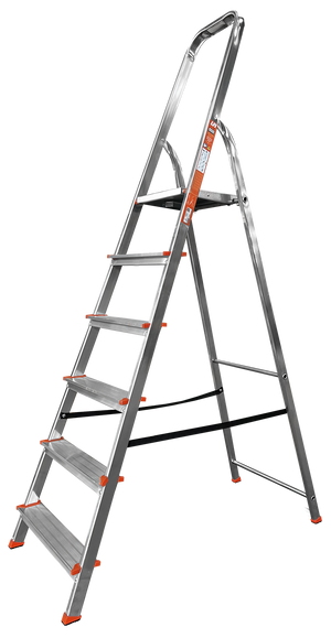 LFI Home Stepladder With 6 Treads