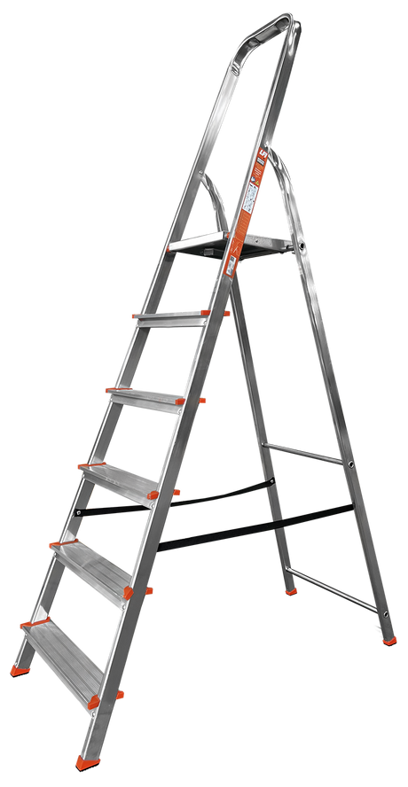 LFI Home Stepladder With 6 Treads