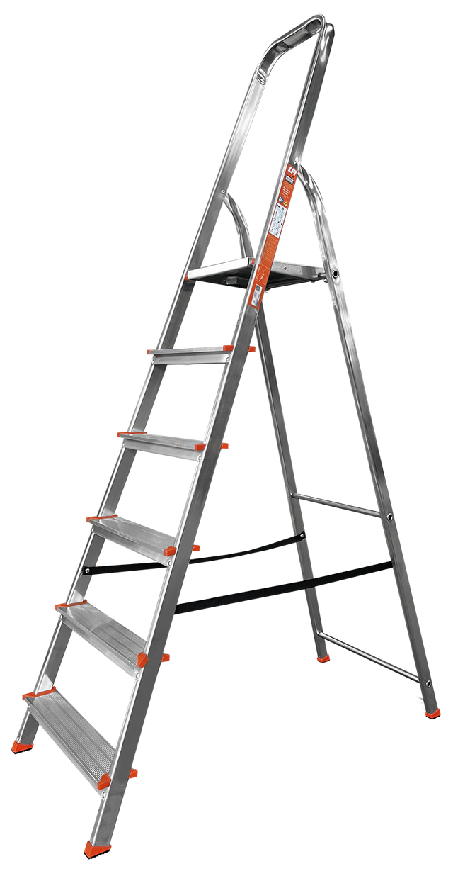 LFI Home Stepladder With 6 Treads