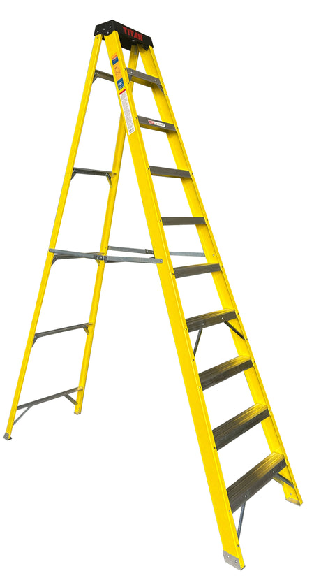 Titan Swingback Step Ladder - 10 Tread