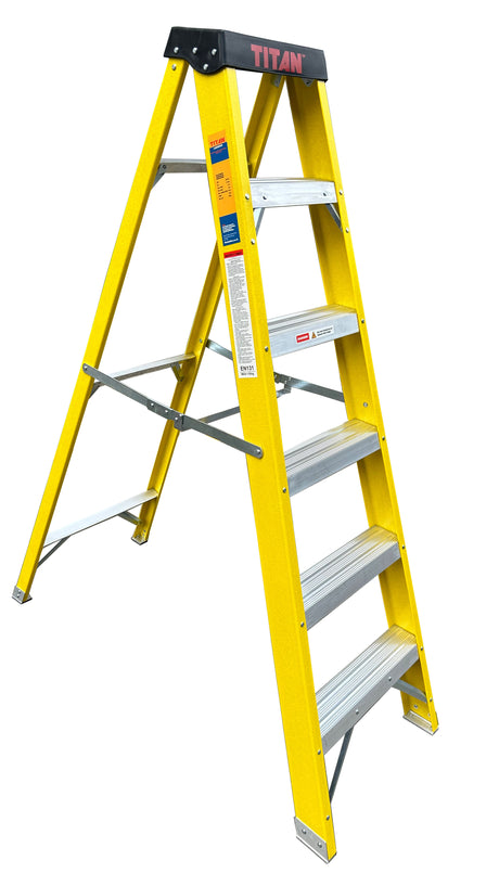 Titan Swingback Step Ladder - 6 Tread