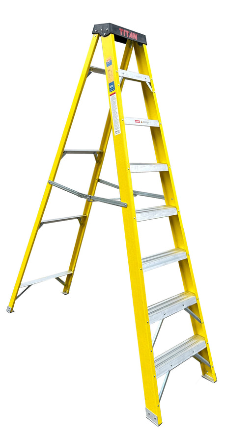 Titan Swingback Step Ladder - 8 Tread