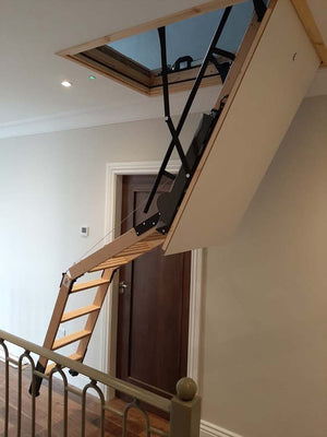 Skylark Electric Loft Ladder In Operation