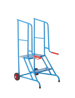 Climb-It Mobile Loading & Packing Steps - 2 Tread - Blue