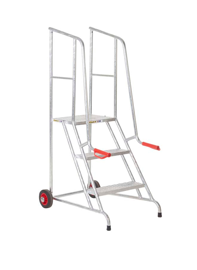 Climb It Galvanised Loading Lorry Steps - 3 Tread