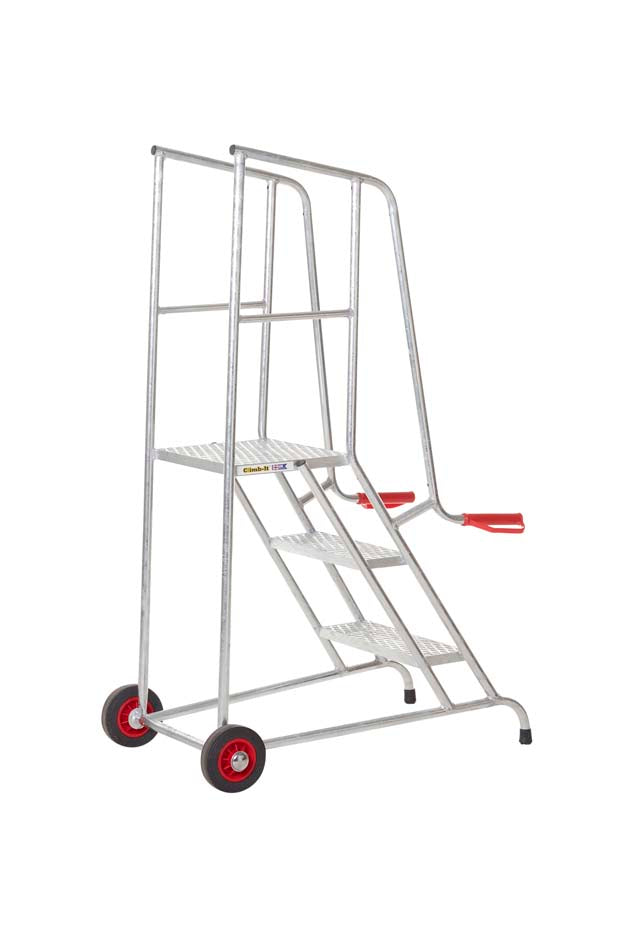 Climb It Galvanised Loading Lorry Steps - 3 Tread