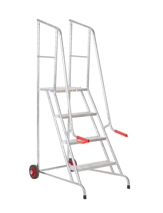 Climb It Galvanised Loading Lorry Steps - 4 Tread