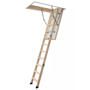 DOLLE SW40-5 Loft Ladder – Fully Assembled, Insulated Wooden Loft Ladder for Energy Efficiency and Easy Installation