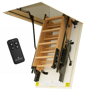 Skylark Semi Automatic Loft Ladder WIth Remote