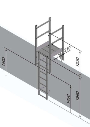 ARA196 Vertical Ladder