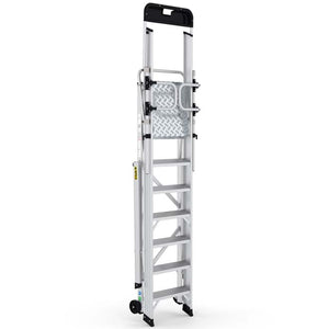 Climb-It EN131 Folding Steps With Enclosed Platform - 6 Tread