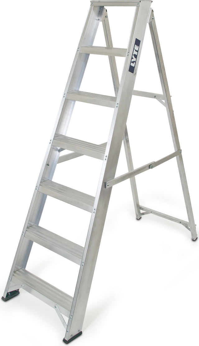 Lyte Heavy Duty EN131 Professional Swingback Stepladder - 5 Tread