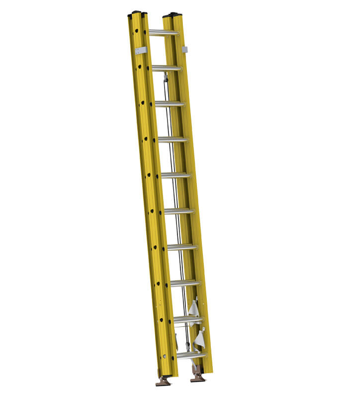 Triple Section Rope Operated Extension Ladders