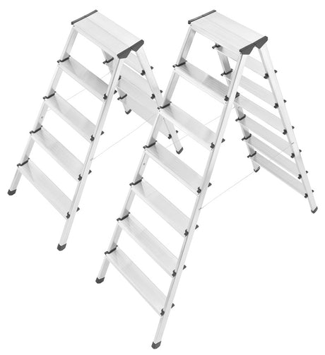 Hailo L90 Step Ladders - 5 Tread