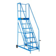 Climb-It UK Mobile Picking Steps (5-8 Tread Model) Blue