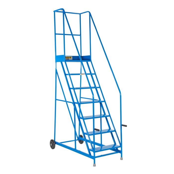 Climb-It UK Mobile Picking Steps (5-8 Tread Model) Blue