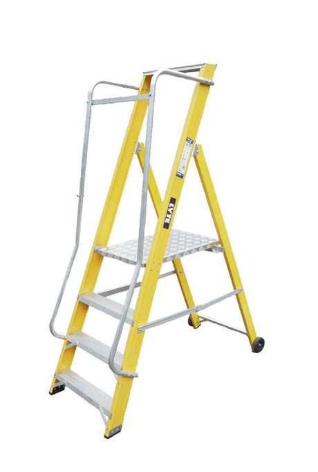 Lyte GRP Podium Stepladder With Enclosed Platform