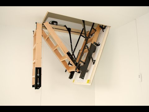 Skylark Electric Foldaway Loft Ladder - 2.5 to 2.9m