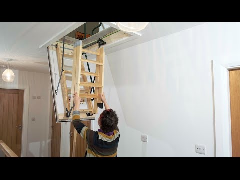 Stira Cosy+ Wooden Loft Ladder System With Insulated Hatch