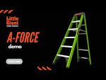 Little Giant A-Force GRP Fibreglass Step Ladder - 6 Tread
