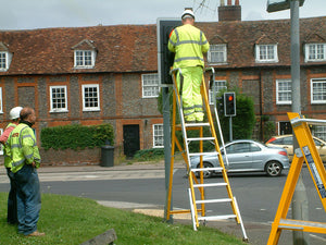 VISION 360 Glass Fibre Platform Stepladders - 2 Tread